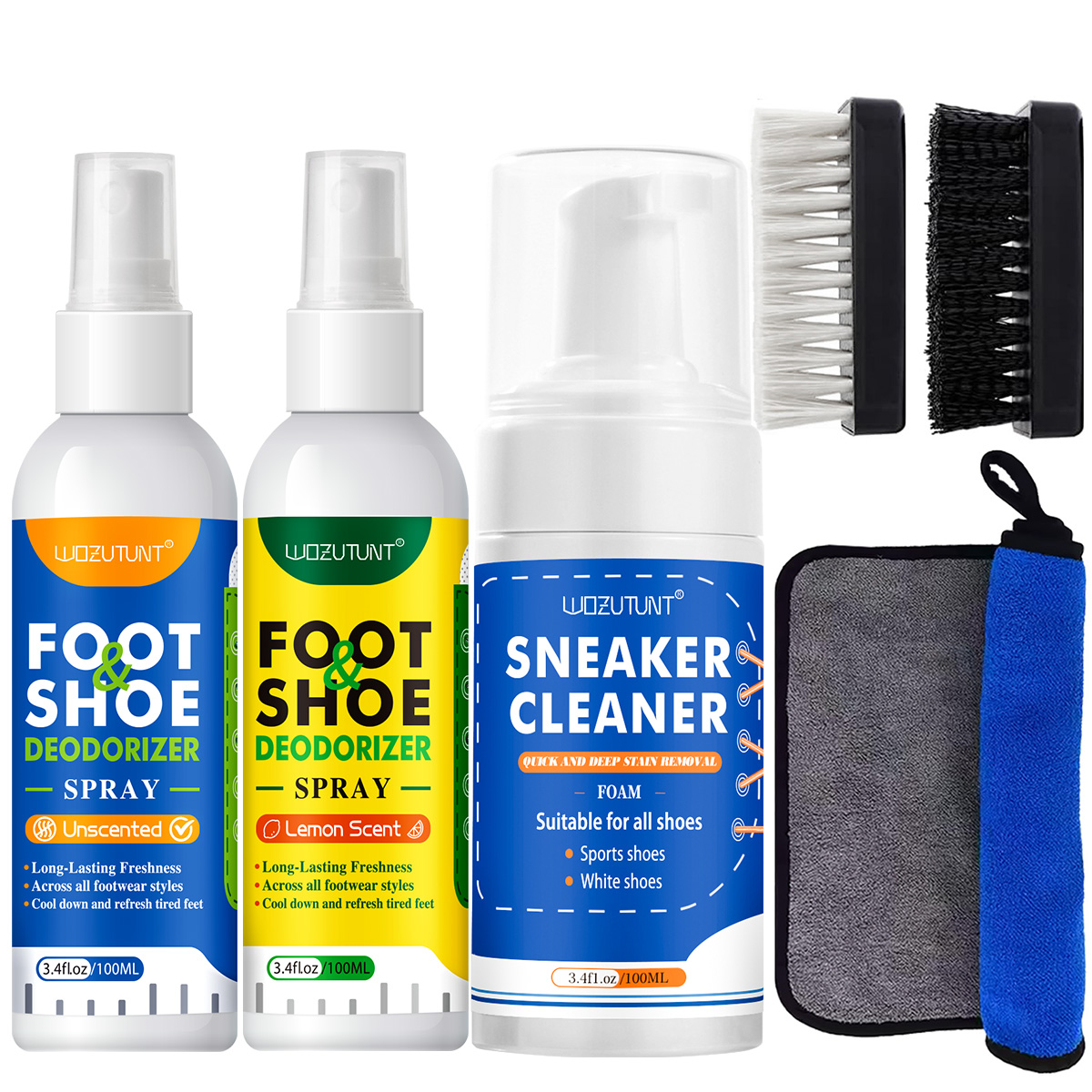 Shoe Cleaning Brush - بخاخ أو فرشاة أو منشفة متعددة