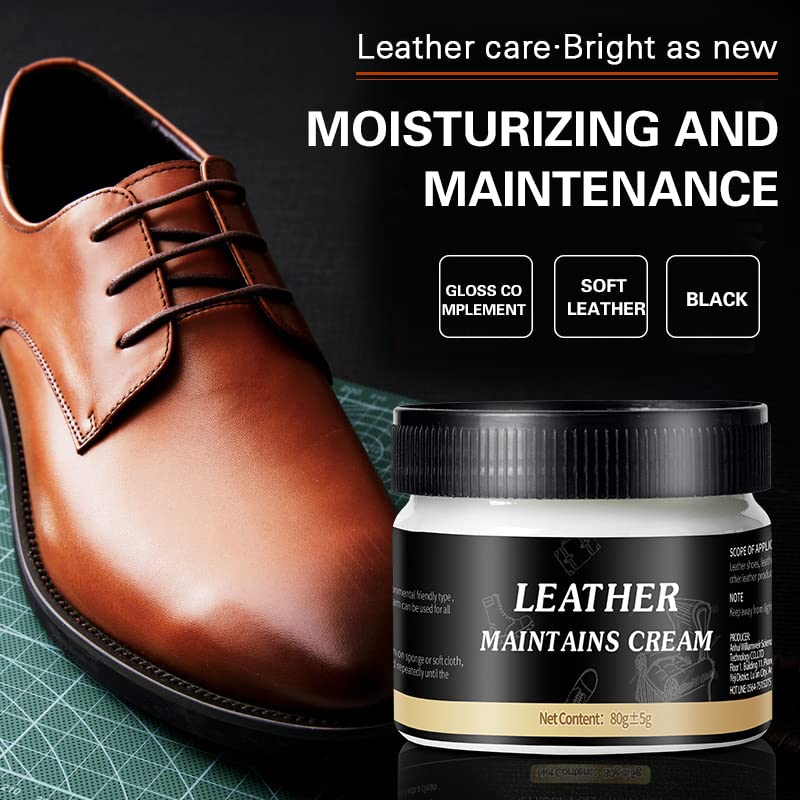Leather Shoe Polish - 100 مللي وكيل العناية بالجلد للجلود