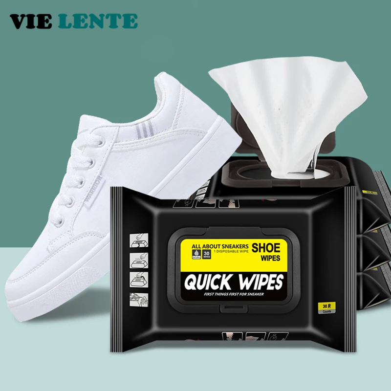 Shoe Cleaner - 12 قطعة/30 قطعة أحذية يمكن التخلص