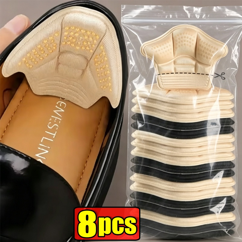 Sneaker Protector - 8 قطع من لاصقات الكعب، واقيات
