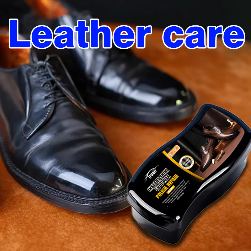 إسفنجة شمع أحذية فورية التلميع - مراجعة Leather Shoe Polish وسعره