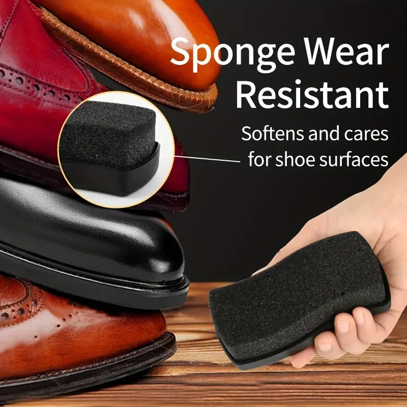 إسفنجة شمع أحذية فورية التلميع - مراجعة Leather Shoe Polish وسعره