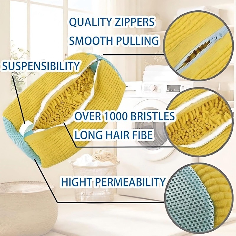 أكياس غسيل الأحذية - حقيبة غسي - مراجعة Shoe Cleaning Brush وسعره