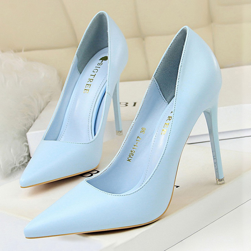BIGTREE أحذية النساء مضخات كعو - مراجعة Shoe Tree وسعره