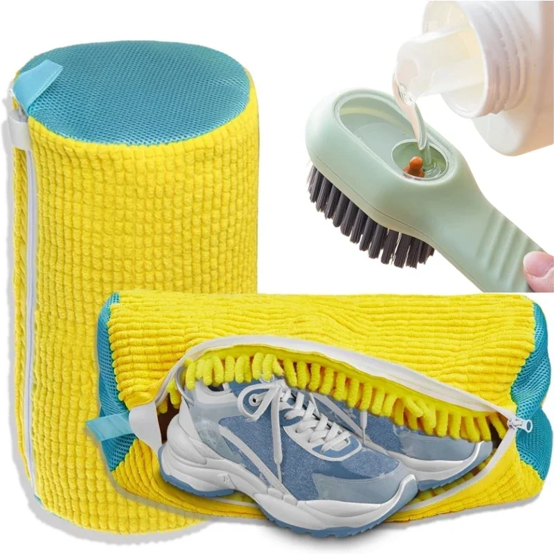 2/3 قطعة حقيبة غسالة الأحذية م - مراجعة Shoe Cleaning Brush وسعره