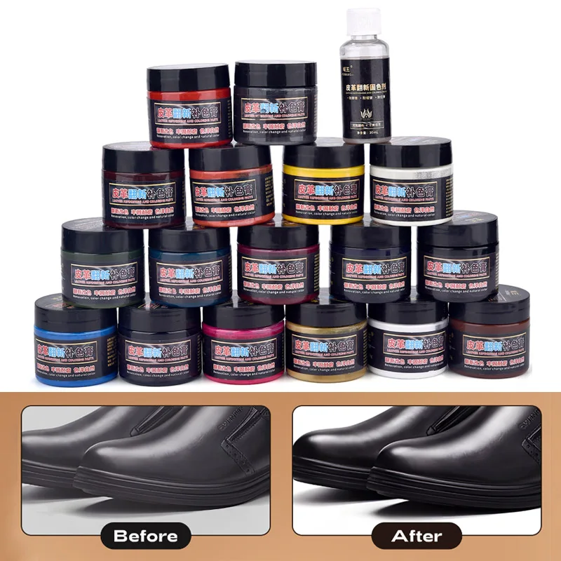 50 جرام الجلود إصلاح الطلاء ال - مراجعة Leather Shoe Polish وسعره