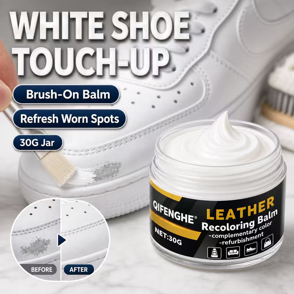 بلسم ترميم الأحذية البيضاء سهل - مراجعة Shoe Brush وسعره