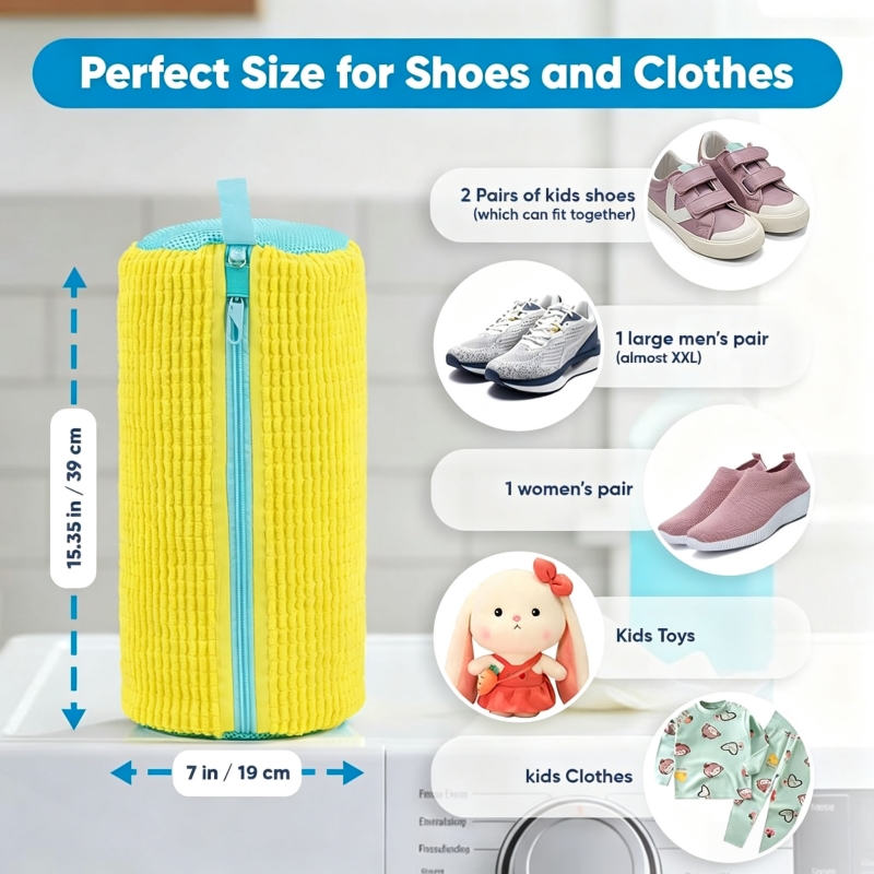 1/2/4 قطع من أكياس غسيل الأحذي - مراجعة Shoe Cleaning Brush وسعره
