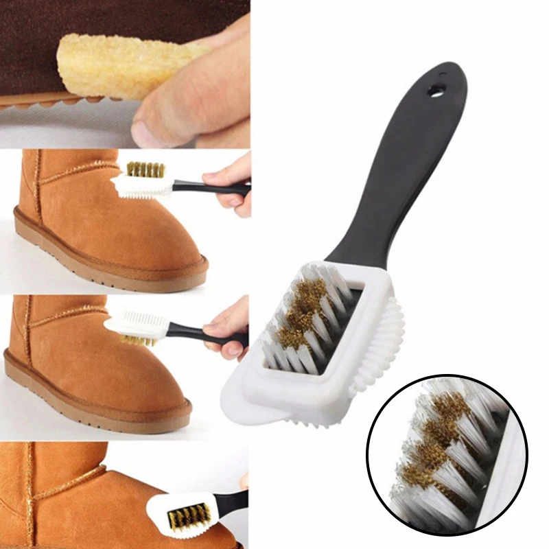 1/2pcs3الجانب تنظيف الراحة S ع - مراجعة Shoe Cleaning Brush وسعره